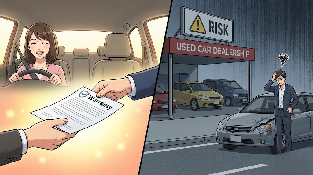 保証継承のやり方と一般店で安く買うリスク