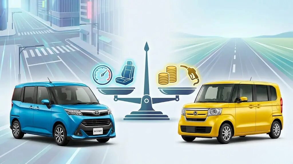 ルーミー1000ccと軽自動車はどっちがお得？維持費と走りを徹底比較
