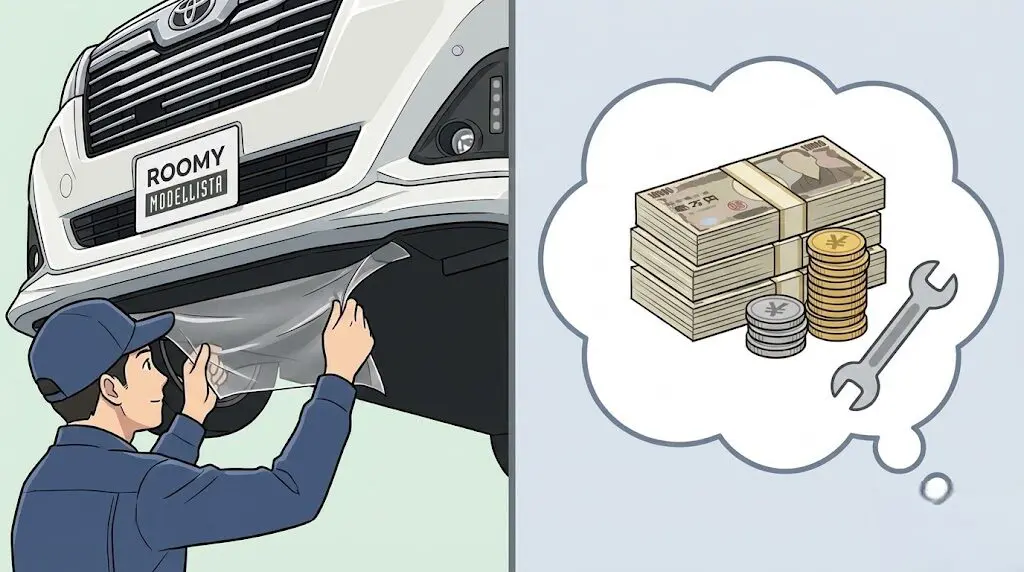 ルーミーモデリスタで擦る不安を解消する対策と修理代