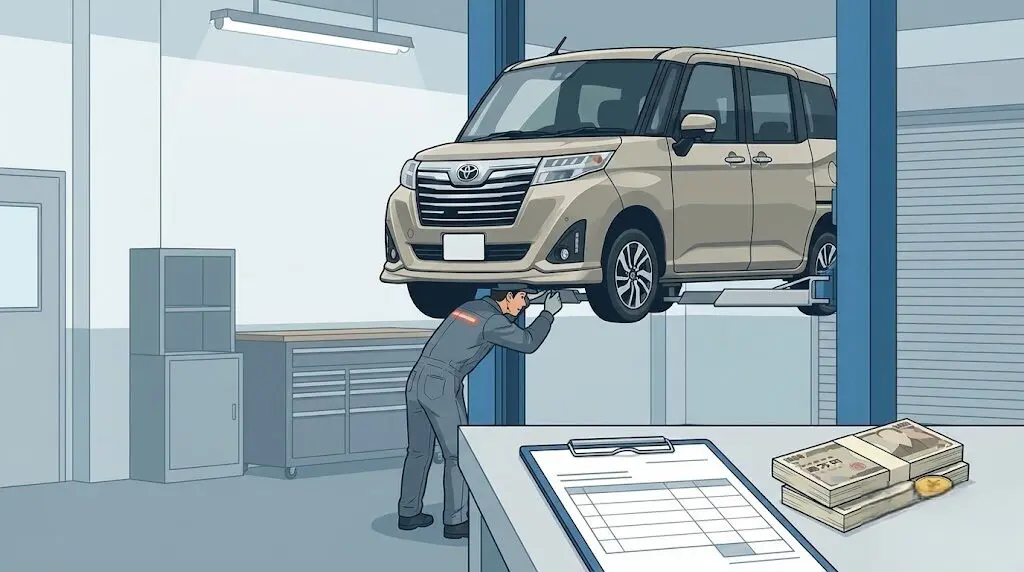 修理が必要なルーミーのエンジンかからない故障の費用相場