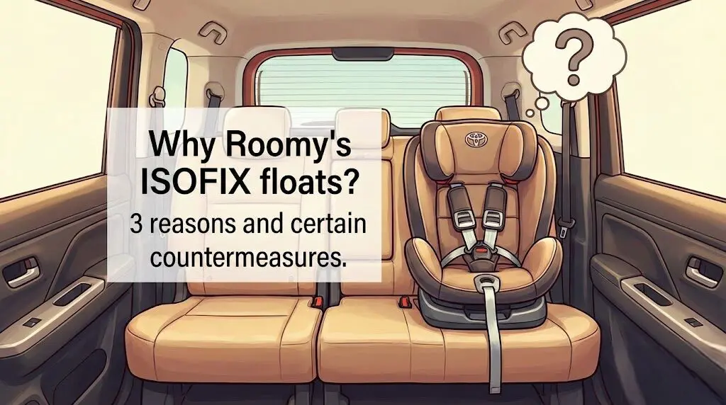 なぜルーミーのisofixは浮くのか？その3つの理由と確実な対策法