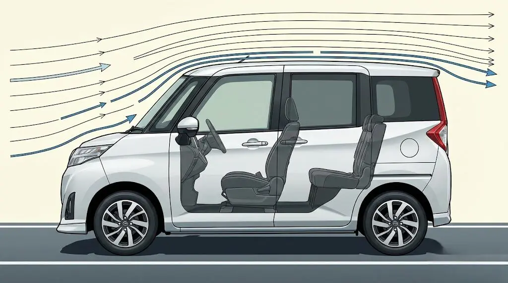 ルーミーで高速が怖いと感じる物理的な理由