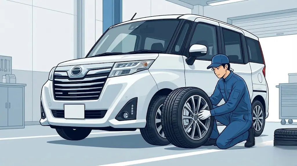 レグノへのタイヤ交換で安定性を高める