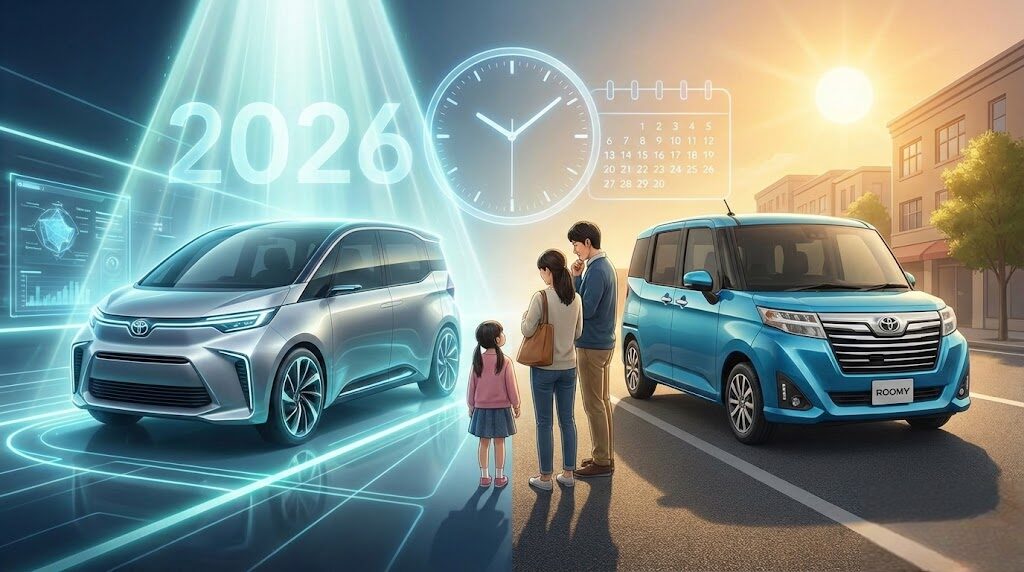 ルーミー新型は待つべき？2026年発売の真相と現行型の買い時について