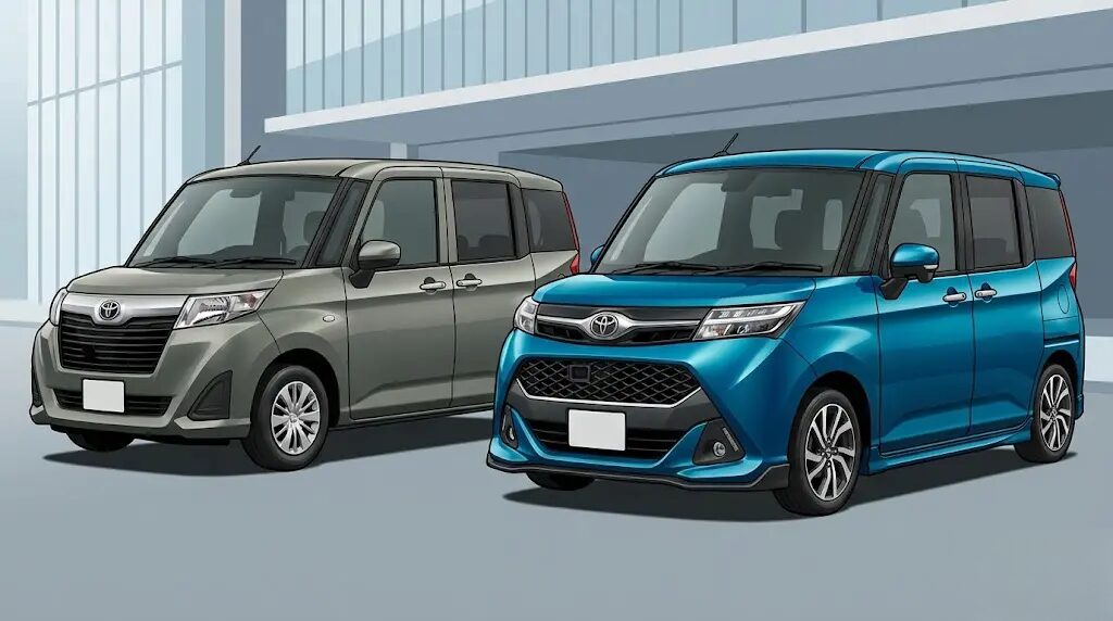 ルーミーターボの見分け方と外観の差