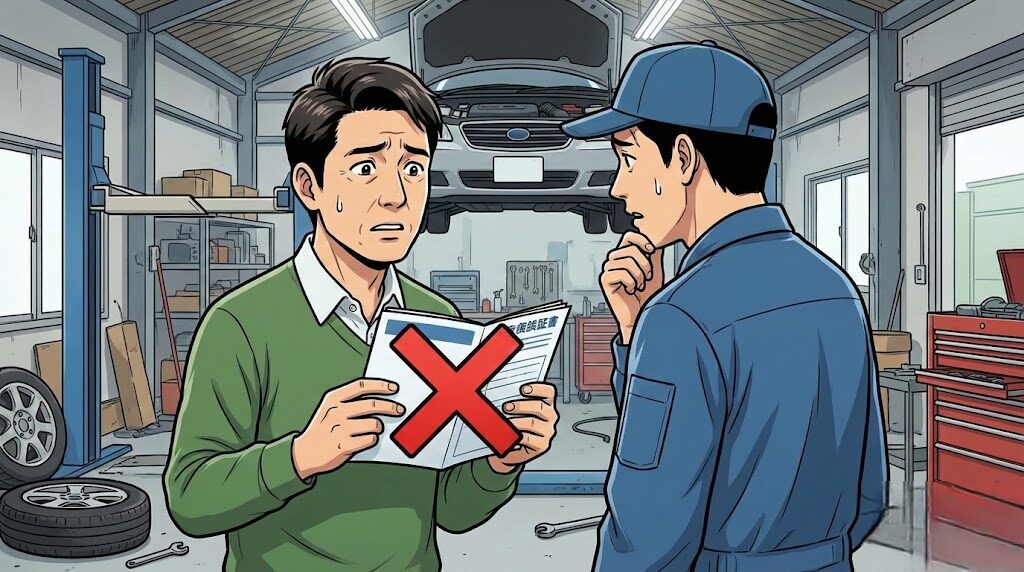 1年以内の車検を他社で受ける際の保証失効リスク