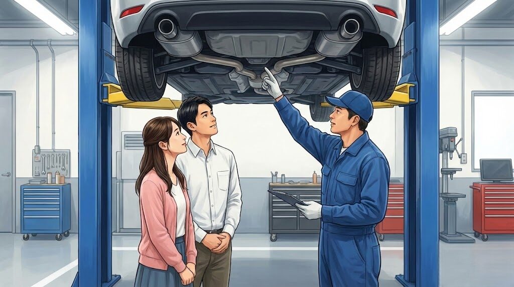 修復歴や事故歴を隠蔽する悪質業者への警戒