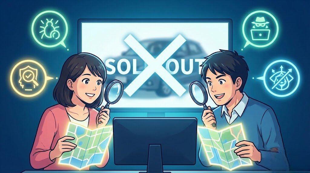 カーセンサーの掲載終了を見る方法は？売り切れと諦める前の5つの秘策