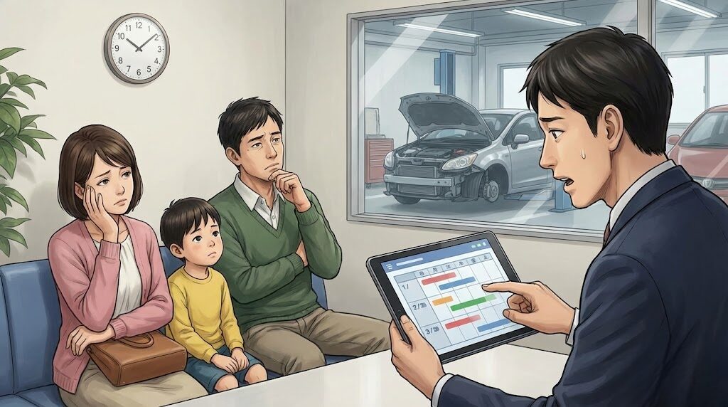 契約から納車までの期間が長引く理由