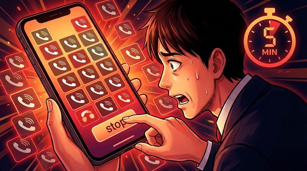 ナビクルの電話がすごい理由は？しつこい着信を5分で止める方法