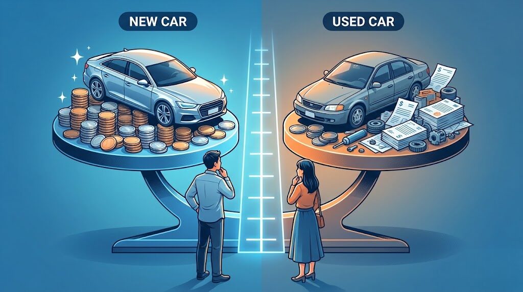 新車と中古車のトータルコストは10年で逆転？損しない車の選び方