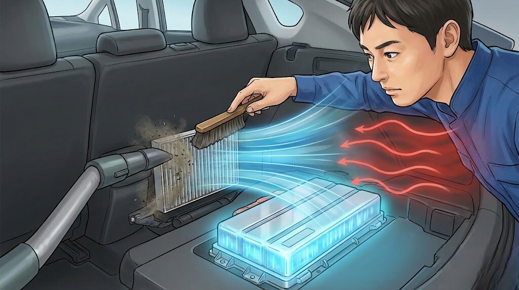 燃費性能を維持する冷却ファンの清掃と熱管理