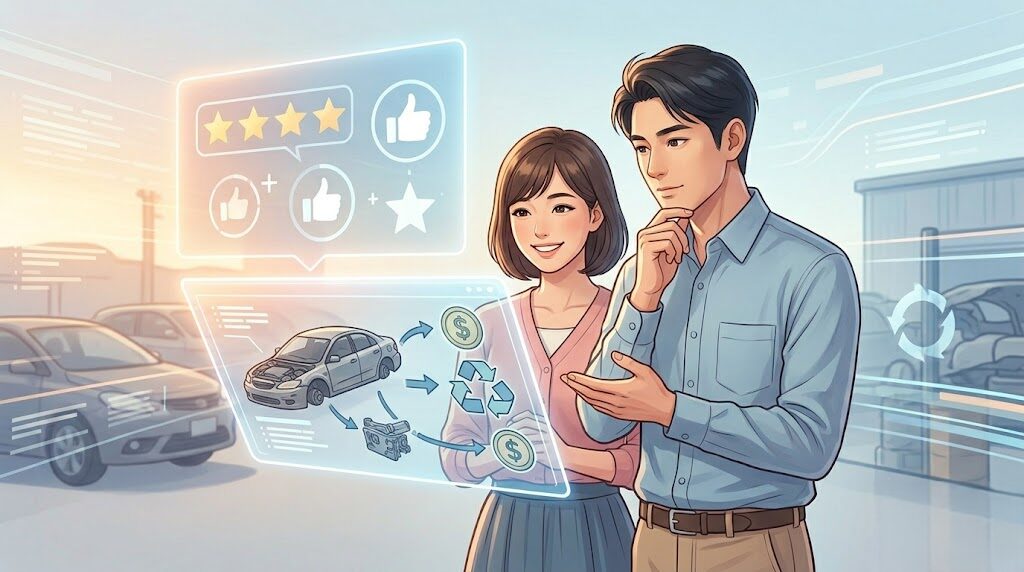 ハイシャルの評判や口コミから分かった廃車買取の実態