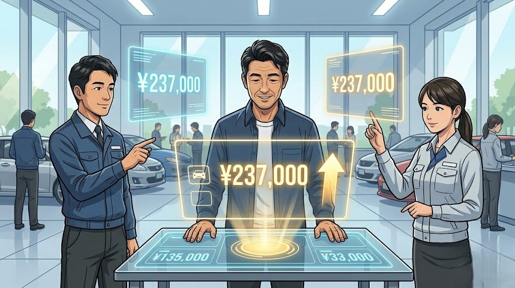 上位3社への同時査定で最高額を引き出す方法