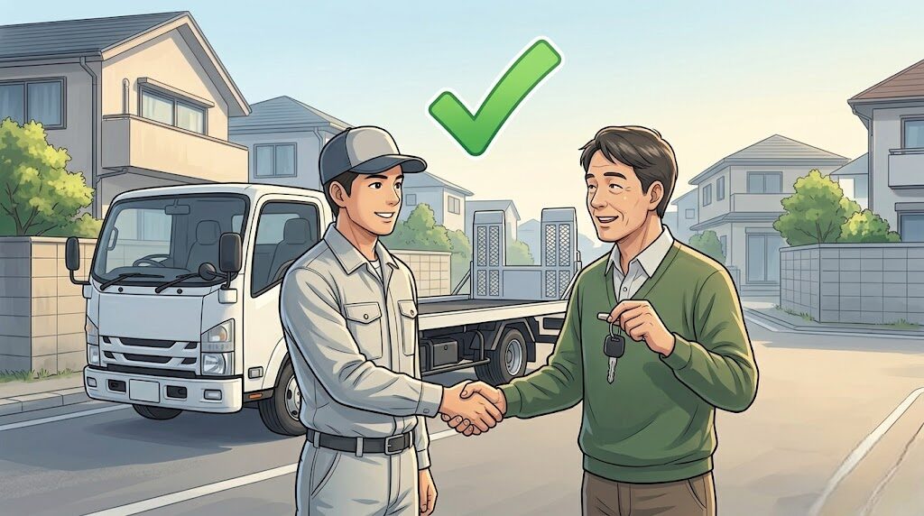 レッカー代や代行手数料が完全無料になる安心の理由