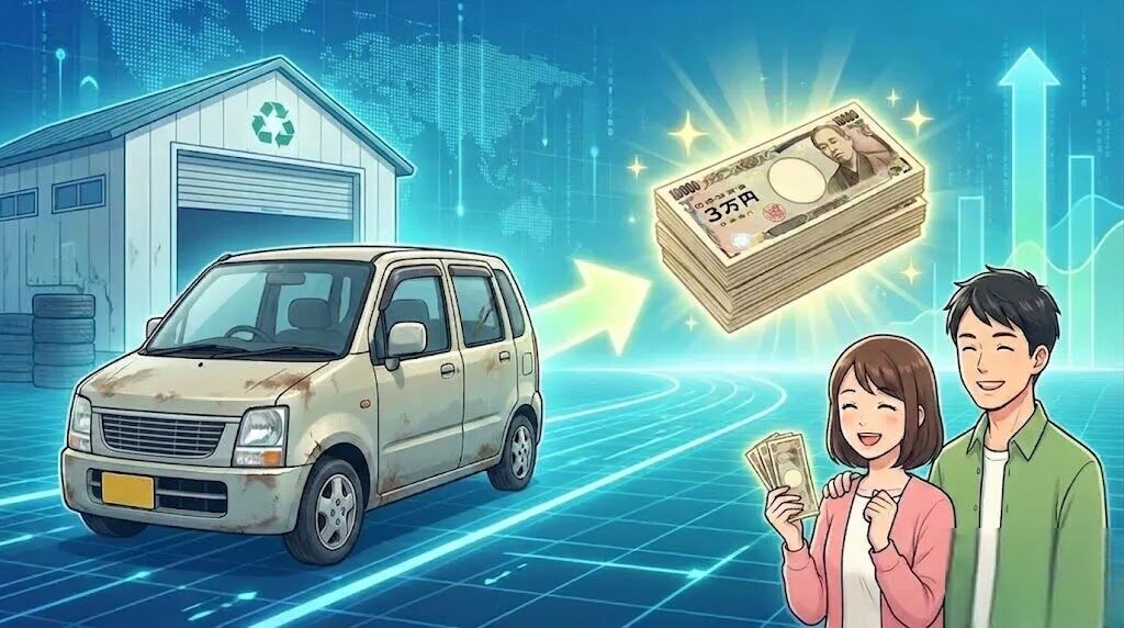 どんな車でも3万円？軽自動車の廃車買取で損をしないための方法