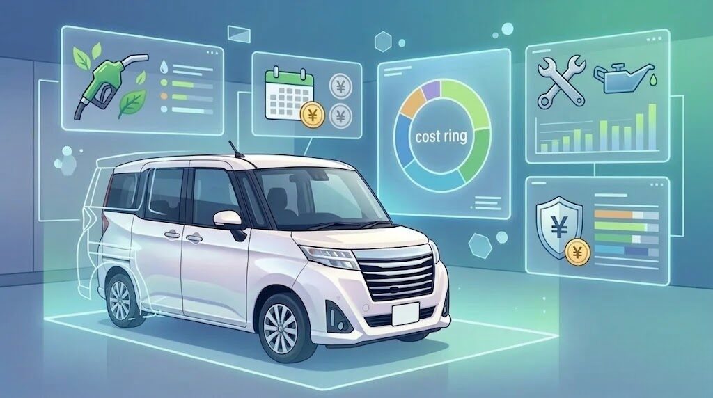 ルーミーの維持費を徹底解説！年間のコストと燃費性能