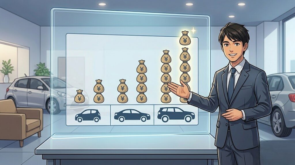 排気量別で見るサクライの買取価格表