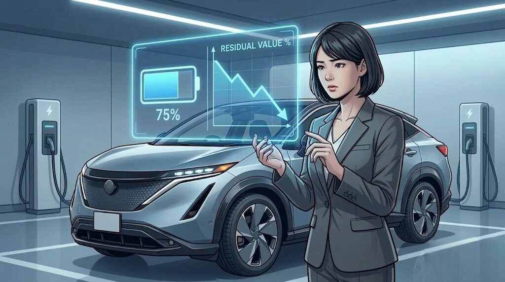 電気自動車のバッテリー劣化と残価率の厳しい現実