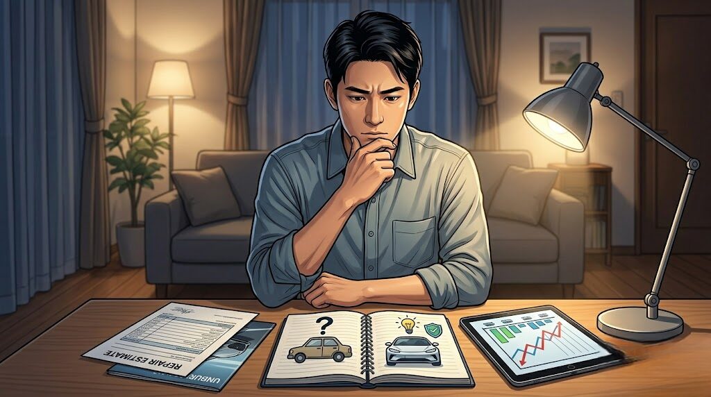 修理か買い替えかを判断する経済的シミュレーション