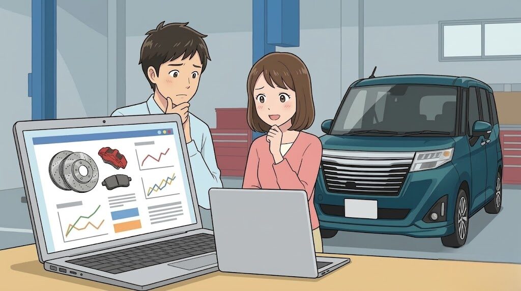 ルーミーのブレーキ強化の費用は？効かない不満を解消するパーツ選び