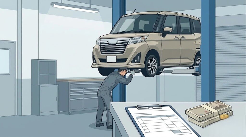 修理が必要なルーミーのエンジンかからない故障の費用相場