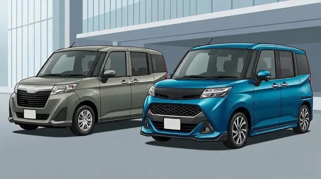 ルーミーターボの見分け方と外観の差