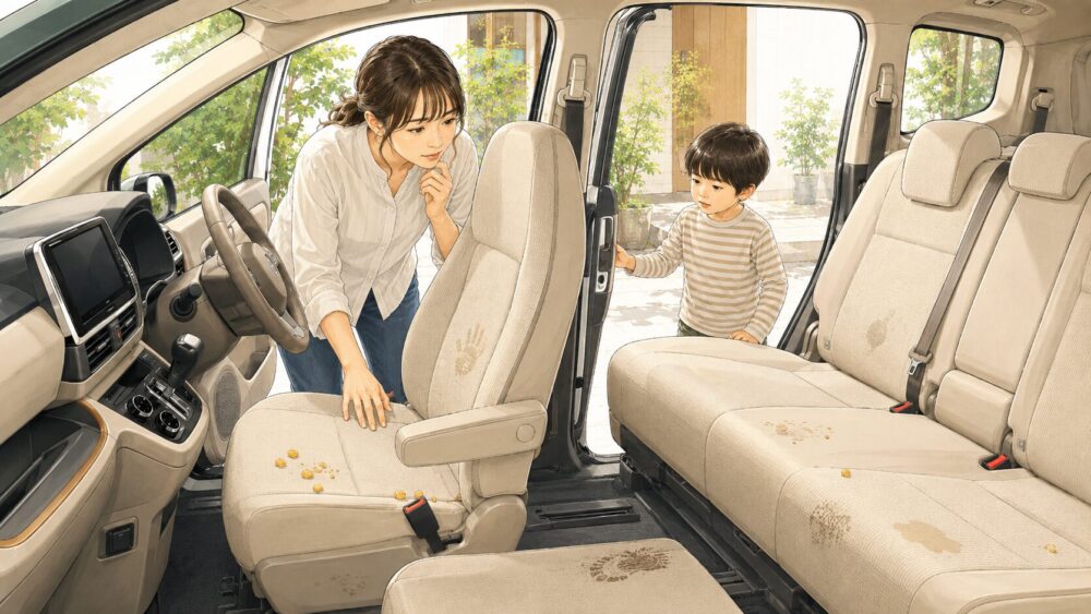 シエンタ内装のフロマージュの汚れが目立つ理由