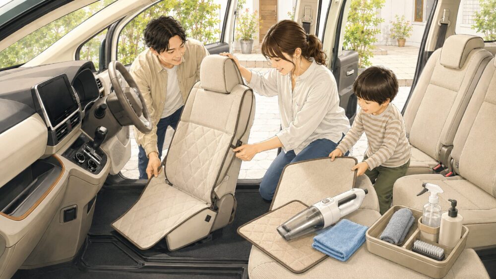 シエンタ内装のフロマージュ汚れの実践対策