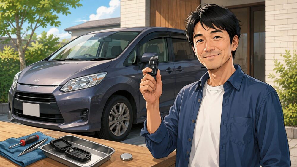 シエンタのキー電池交換方法｜年式別の型式と交換手順を詳しく解説